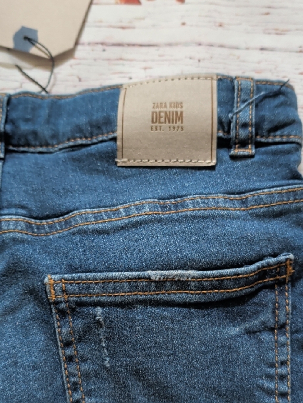 ๐ Zara Girls Dark Blue Kids Denim Jeans - Picture 10 of 10